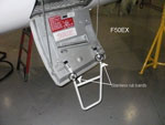 Falcon 50EX equipment bay ladder rub bands