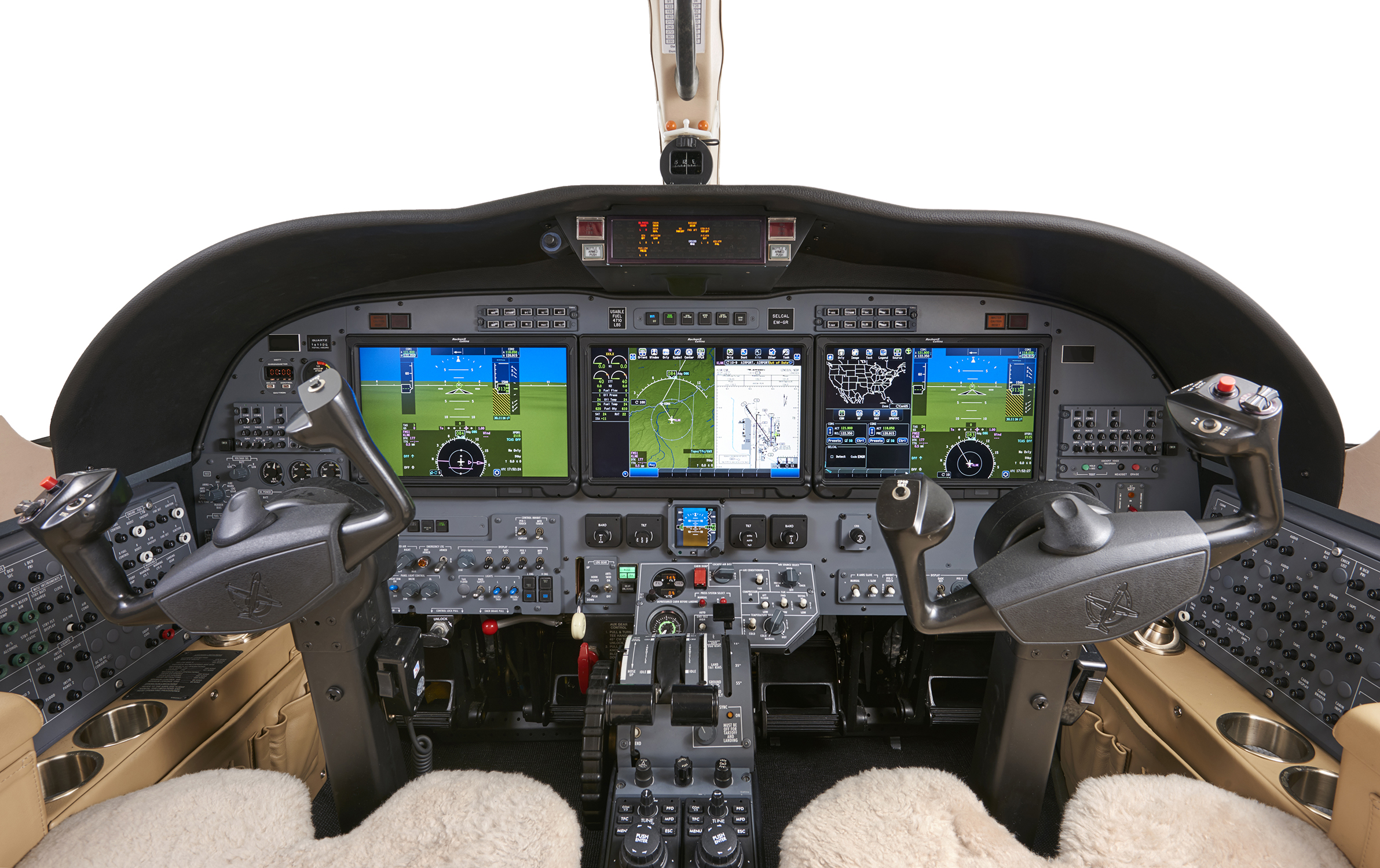 See the CJ3 Pro Line Fusion® Flight Deck Upgrade on Static Display at