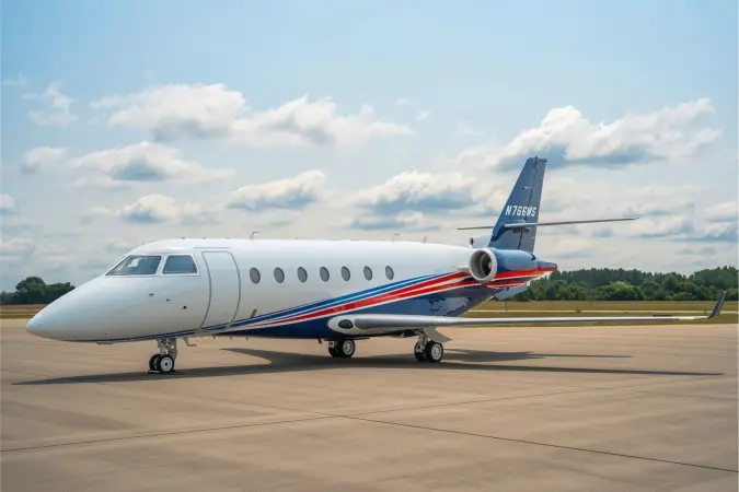Gulfstream G200 SN 182 Reg N766WS Exterior