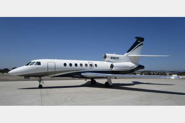 1982 Falcon 50 aircraft