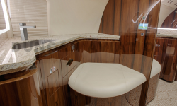 Interior of Challenger 650 lavatory