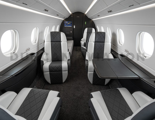 Embraer 500 new black and white interior