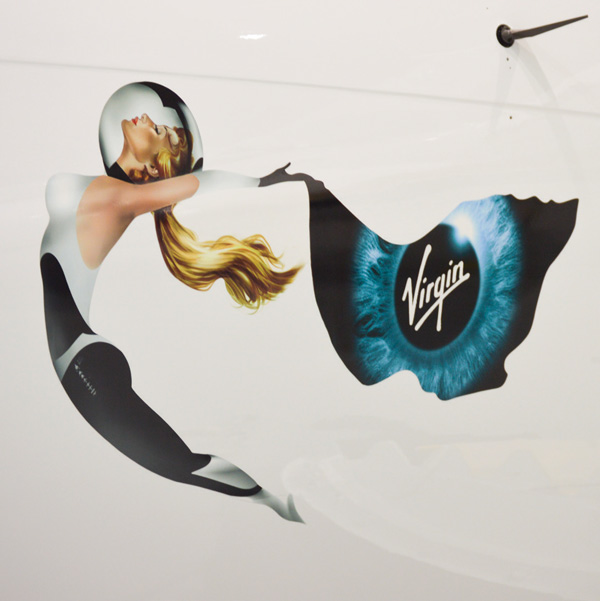 Virgin Galactic Aircraft Paint